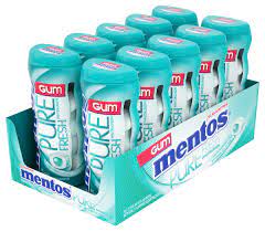 Mentos Pure Fresh Wintergreen 15pcs, 10ct