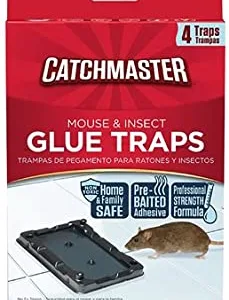 Catchmaster 104 Mouse Glue Trap, 4-Pk