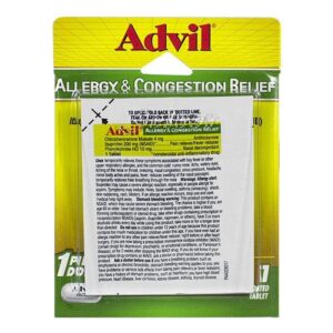 Advil Allergy Tablets Single Dose Individual