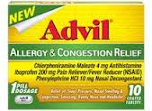 Advil Allergy and Congestion Relief 10ct