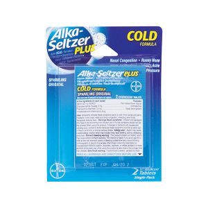 Alka Seltzer Cold Tablets Single Dose Individual