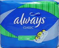 Always classic pads 12ct 1