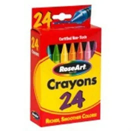 Crayons BY ROSE ART 24