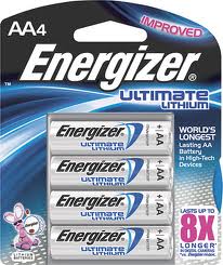 Energizer e2 Lithium AA 4 Battery