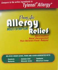 Generic Same as Tylenol Allergy Relief