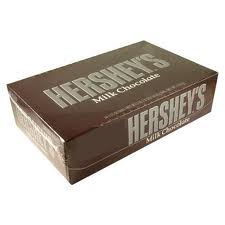 Hershey Chocolate Bars 36 Count Box