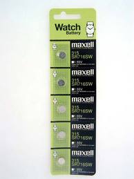Maxell SR716SW 315 Watch Battery 1