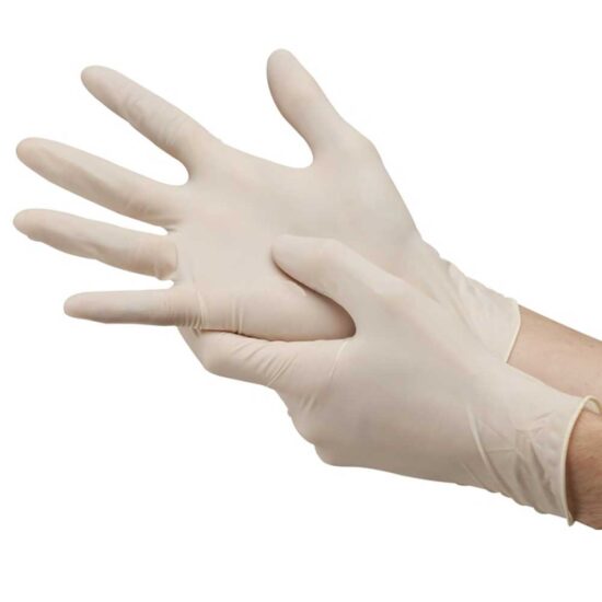 Natural Powdered Latex Gloves