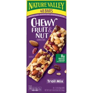 Nature Valley Fruit Nut Chewy Granola Bar Trail Mix 1.2 oz 48 count