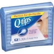 Q Tips Cotton Swabs Travel Size