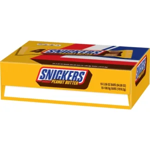 Snickers Peanut Butter King Size 3.56oz, 18ct