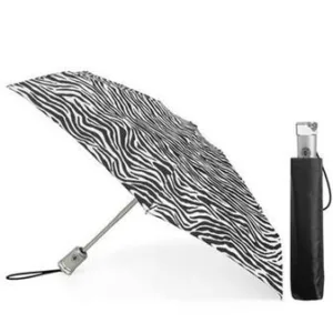 Totes Auto Open Close Zebra Gift Umbrella 8605