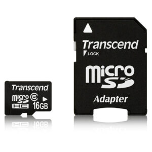 Transcend 16 GB microSDHC Flash Memory Card TS6GUSDHC6