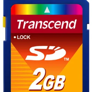 Transcend 2 GB SD Flash Memory Card