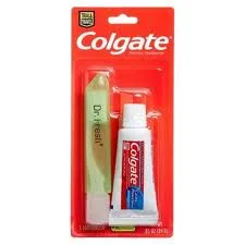 Travel Kit ToothBrush With Colgatte ToothPaste 0.85 oz 1
