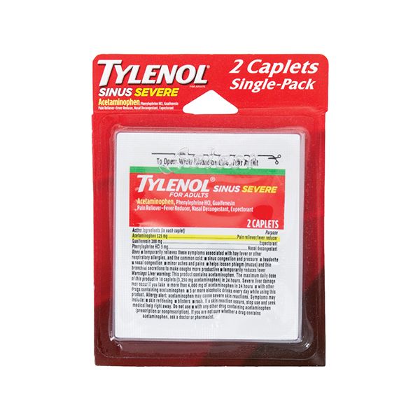 Tylenol Sinuse Single Dose Individual Packets