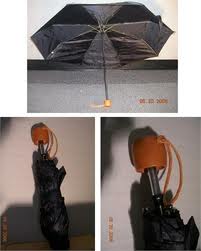 Umbrella Mini Like Wood Hand