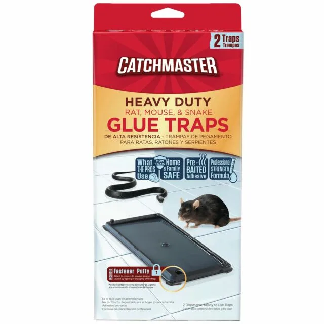 Catchmaster 102 Baited Mouse Glue Trap, 2 Traps