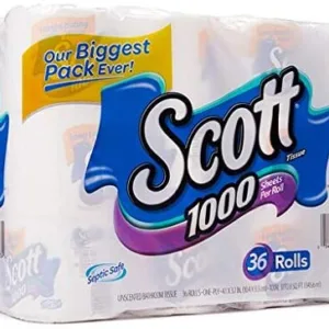 Scott Toilet Paper 1000 Sheets 36 Rolls