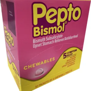 Pepto Bismol Chewables Dispenser Box 32ct