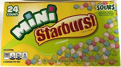 Starburst Mini Sour Candy 24ct