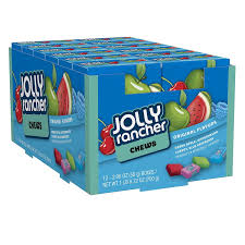 Jolly Rancher Chews Assorted Fruit Flavored Candy 2.06oz, 12ct