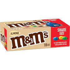 M&M's Almond Share Size 2.83oz, 18ct
