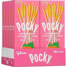 Pocky Strawberry Cream Sticks 1.4oz, 10ct