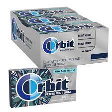 Orbit Freeze Mint Gum 14pcs, 12ct