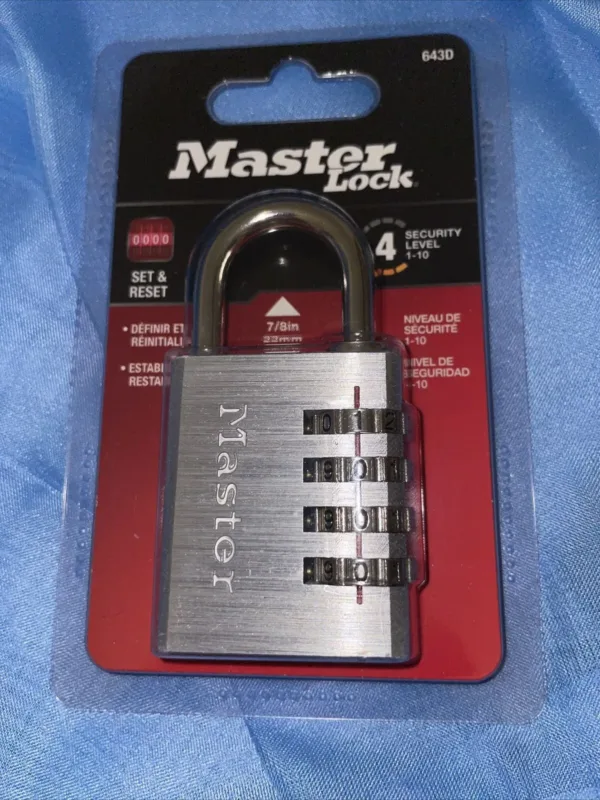 Master Lock 643D 1-9/16 inch Combination Padlock
