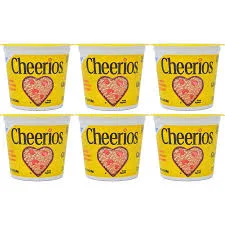 Cheerios Cereal Cups 1.3oz, 6ct