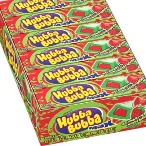 Welcome to B2Bsupply.co, your go-to source for unbeatable bulk prices on Hubba Bubba Max Strawberry Watermelon Gum. If you're in New York City, we offer quick delivery for your convenience. Don't miss out on the opportunity to savor the delightful taste that so many people love. Click to buy now and stock up on this mouthwatering strawberry and watermelon-flavored gum!