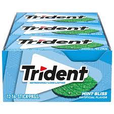 Trident Mint Bliss Gum 14pcs, 12ct