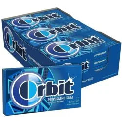 Orbit Peppermint Gum 14pcs, 12ct