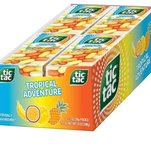 Tic Tac Tropical Adventure Mints 1oz, 12ct