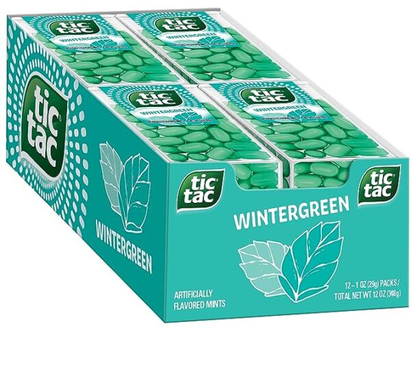 Tic Tac Wintergreen Mints 1oz, 12ct