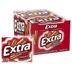 Extra Cinnamon Gum 15pcs, 10ct