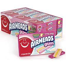 Airheads Raspberry Lemonade Gum 14pcs, 12ct 