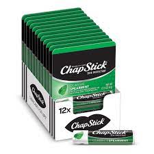 ChapStick Classic Spearmint Lip Balm 0.15oz, 12ct