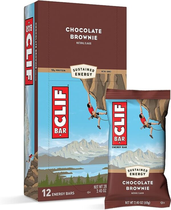 Clif Bar Chocolate Brownie 2.4oz, 12ct