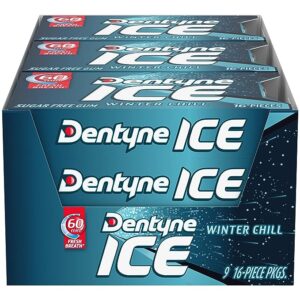 Dentyne Ice Winter Chill Gum 16pcs, 9ct
