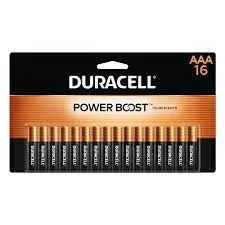 Duracell Coppertop AAA16 Alkaline Batteries