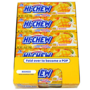 Hi-Chew Mango Chewy Candy 1.76oz, 15ct