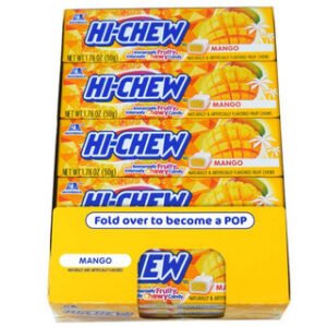 Hi-Chew Mango Chewy Candy 1.76oz, 15ct