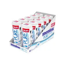 Mentos Pure White Sweet Mint 15pcs, 10ct
