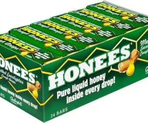 Honees Menthol Eucalyptus Honey Filled Drops 1.6oz, 24ct
