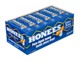 Honees Milk & Honey Filled Drops 1.6oz, 24ct