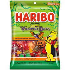 Haribo Sour Vampire Bats 4oz, 12ct