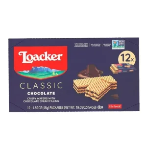 Loacker Classic Chocolate Wafers 1.5oz, 12ct