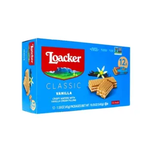Loacker Classic Vanilla Wafers 1.5oz, 12ct